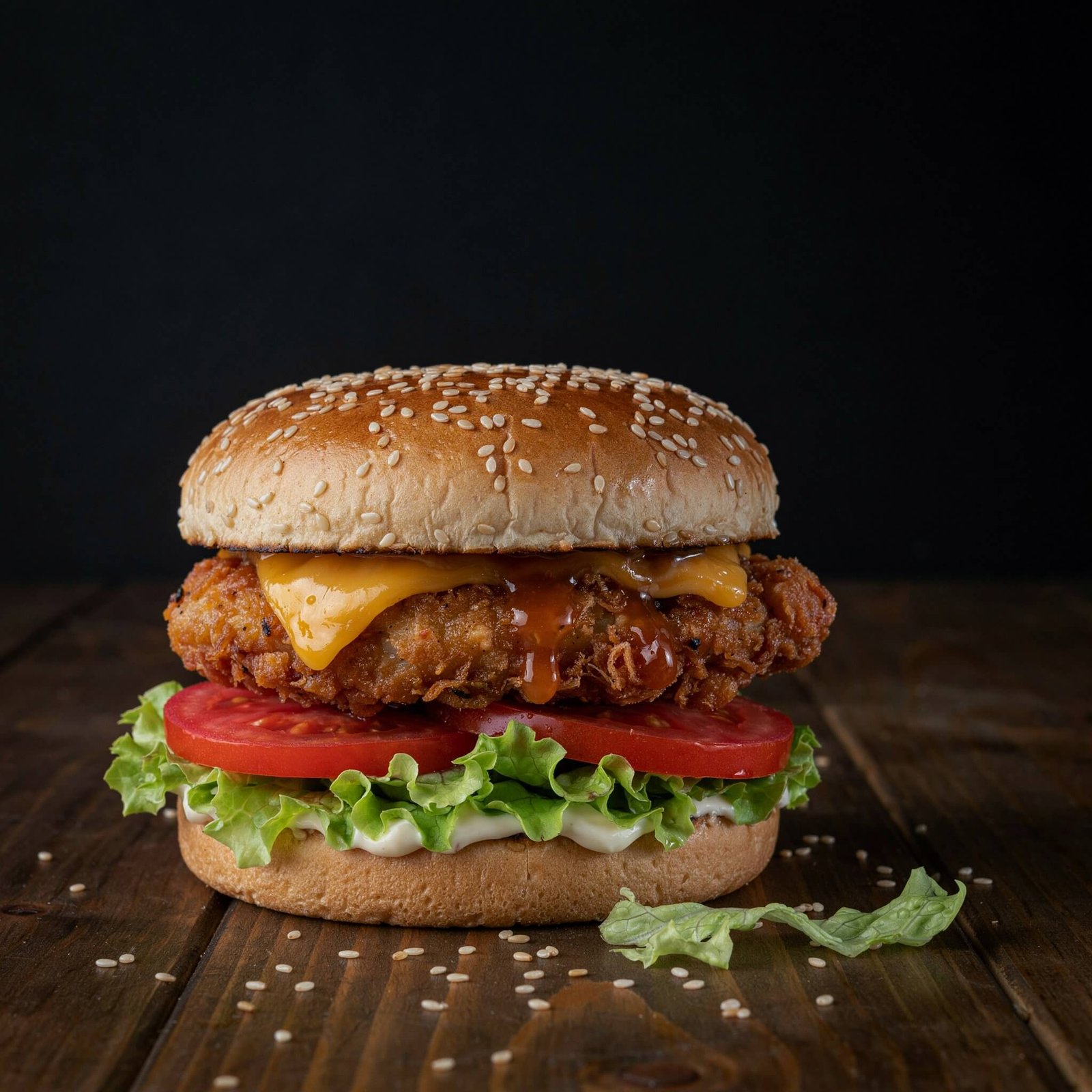 Chicken Patty with 2 Nuggets (چکن پیٹی برگر (مع 2 نگٹس)) - Fast Food & Delivery in Sheikhupura | Lazzat Point